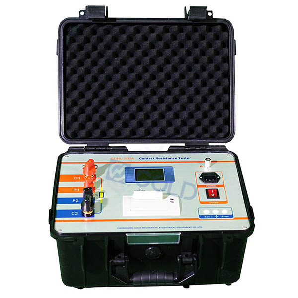 GDHL 100A, 200A, 400A Circuit Breaker Tester Tester ผู้ทดสอบความต้านทานการสัมผัสแบบวนรอบ