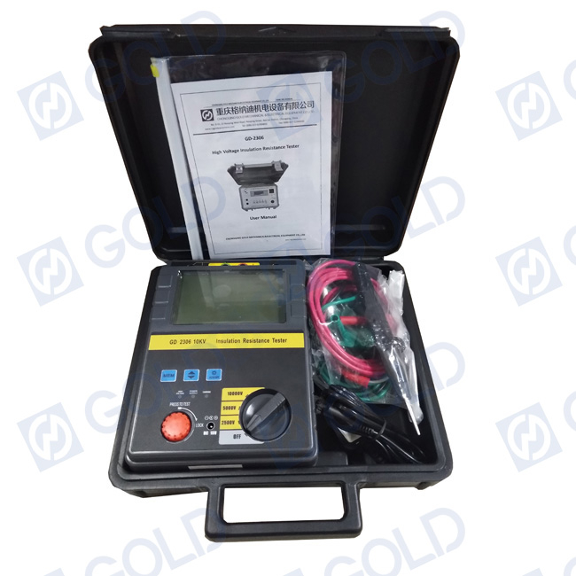 GD-2305 5kV เครื่องทดสอบความต้านทานแรงดันไฟฟ้าสูงดิจิตอลดิจิตอล